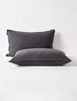 Domani Toscana Standard Pillowcase Pair, Slate product photo View 04 S