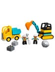 LEGO DUPLO Truck & Tracked Excavator, 10931 product photo View 03 S