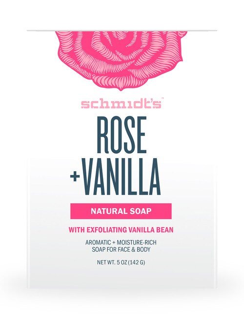 Schmidt's Soap Bar, Rose Vanilla, 142g product photo
