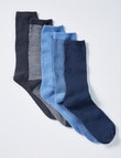 Chisel Terry Work Sock, Stripes, 5-Pack product photo