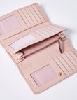 Carte Leather Trifold Wallet, Blush product photo View 04 S