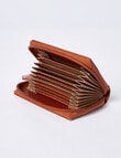Carte Leather Small Zippy Wallet, Tan product photo View 03 S