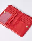 Carte Leather Zip & Dome Wallet, Tango Red product photo View 02 S