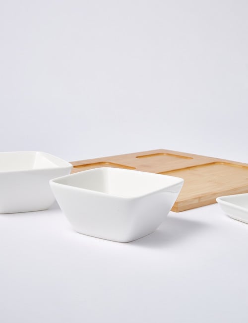 Amy Piper Merge Bamboo Base 4-Piece Tapas Set product photo View 03 L