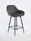 LUCA Jameson Barstool, Charcoal product photo View 02 S