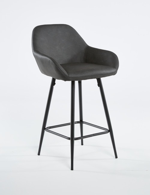 LUCA Jameson Barstool, Charcoal product photo View 02 L