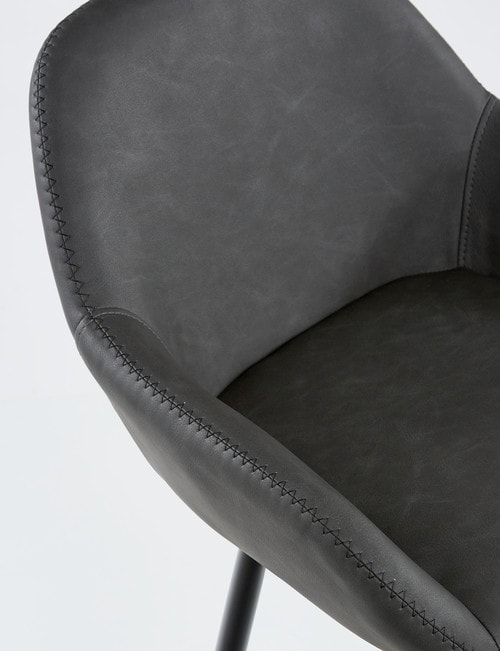 LUCA Jameson Barstool, Charcoal product photo View 04 L