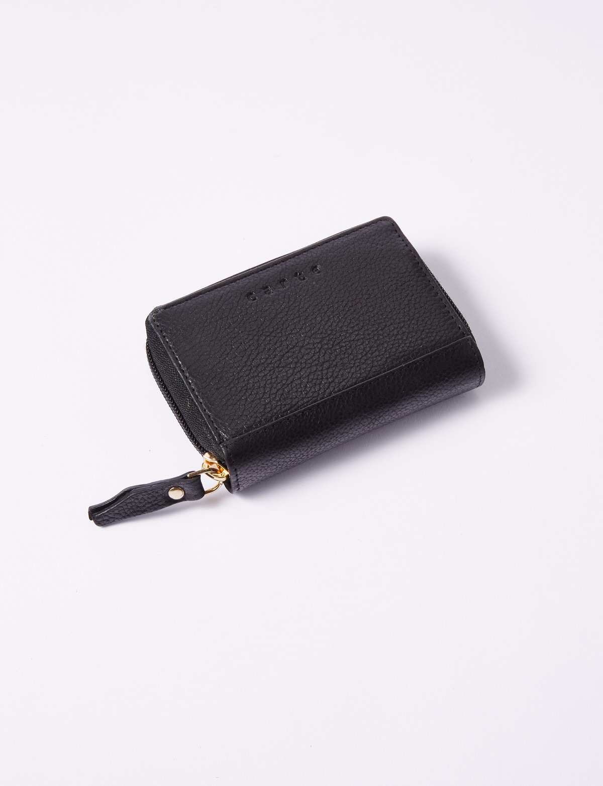 Carte Small Zippy Wallet, Black Wallets