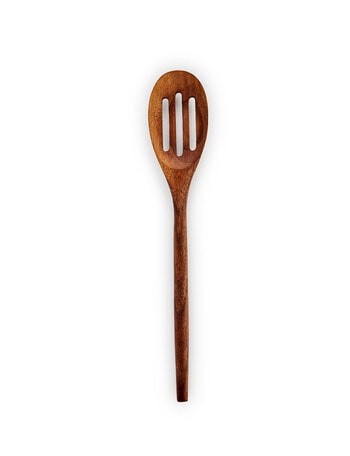 Capital Kitchen Walnut Wood Slotted Spoon, 30.5cm product photo