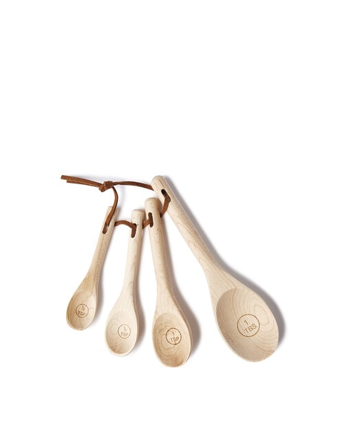 Capital Kitchen Maple Wood Measuring Spoons, 4 Piece product photo