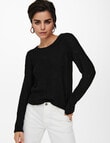 ONLY Geena XO Knit Pullover, Black product photo