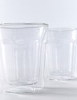 Baccarat Barista Facet Double-Wall Glasses, 236ml, Set-of-2 product photo View 02 S