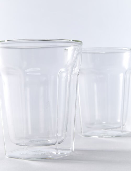 Baccarat Barista Facet Double-Wall Glasses, 236ml, Set-of-2 product photo View 02 L