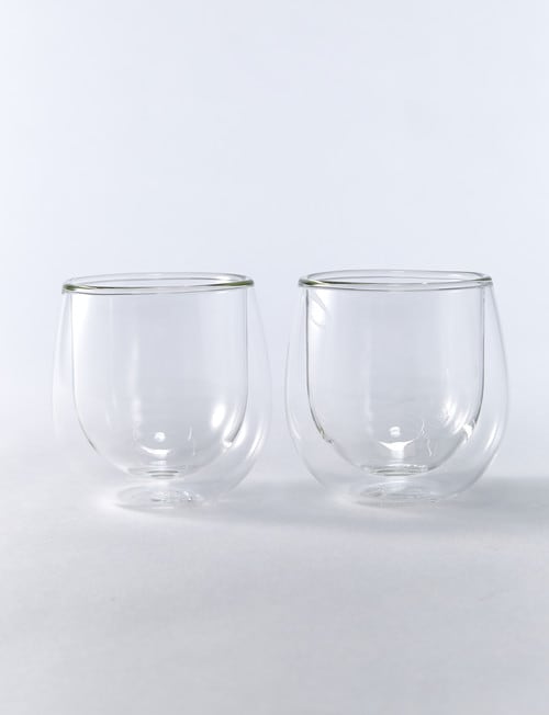 Baccarat Barista Cafe Double-Wall Glasses, 90ml, Set-of-2 product photo