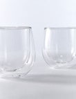 Baccarat Barista Cafe Double-Wall Glasses, 90ml, Set-of-2 product photo View 02 S