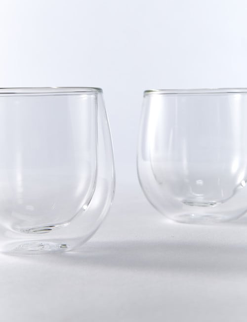 Baccarat Barista Cafe Double-Wall Glasses, 90ml, Set-of-2 product photo View 02 L