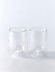 Baccarat Barista Cafe Double-Wall Glasses, 350ml, Set-of-2 product photo