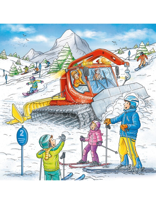 Ravensburger Puzzles Let's Go Skiing Puzzle, 49-Pieces, Set of 3 product photo View 02 L