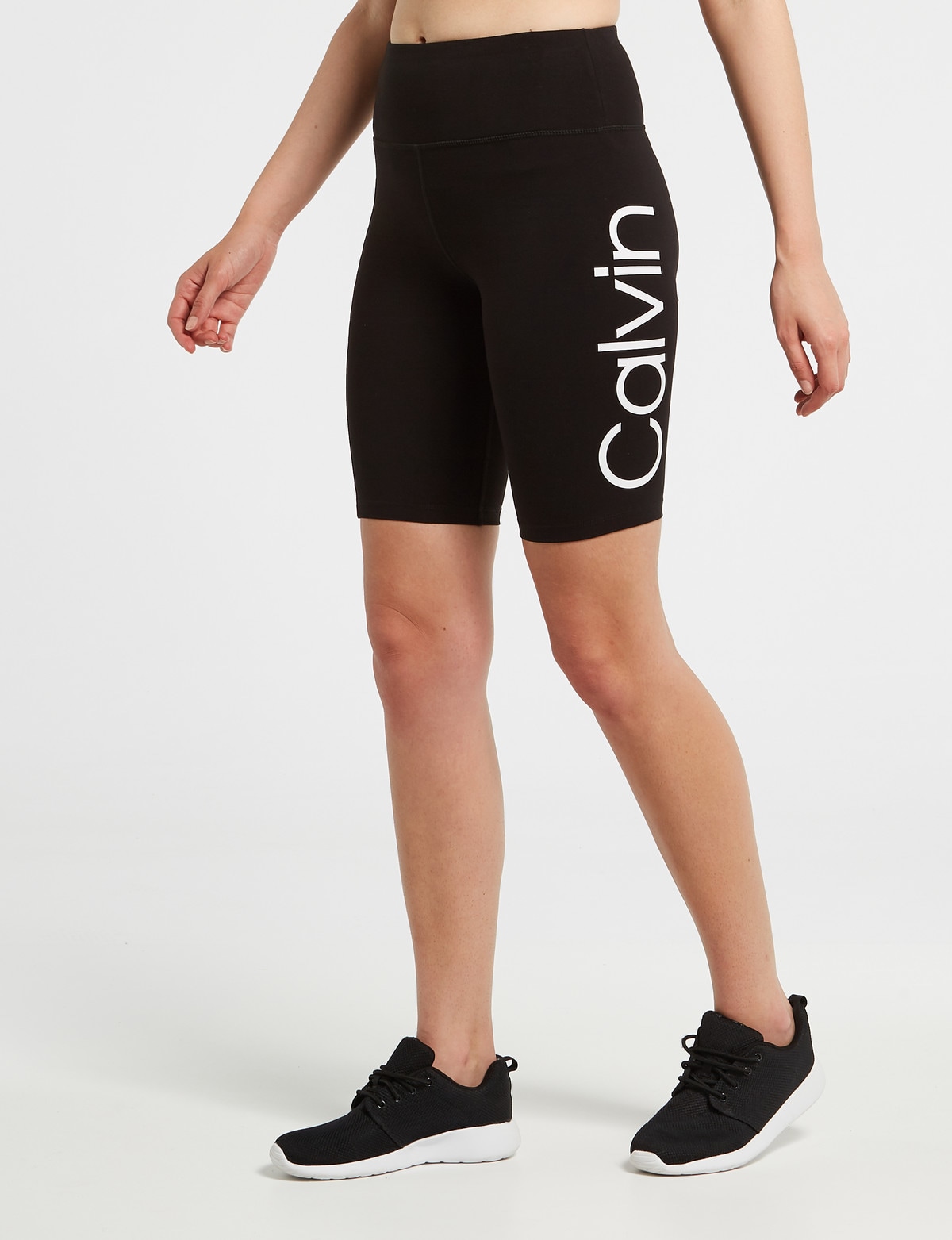 Calvin Klein High Waist Bike Short, Black - Activewear