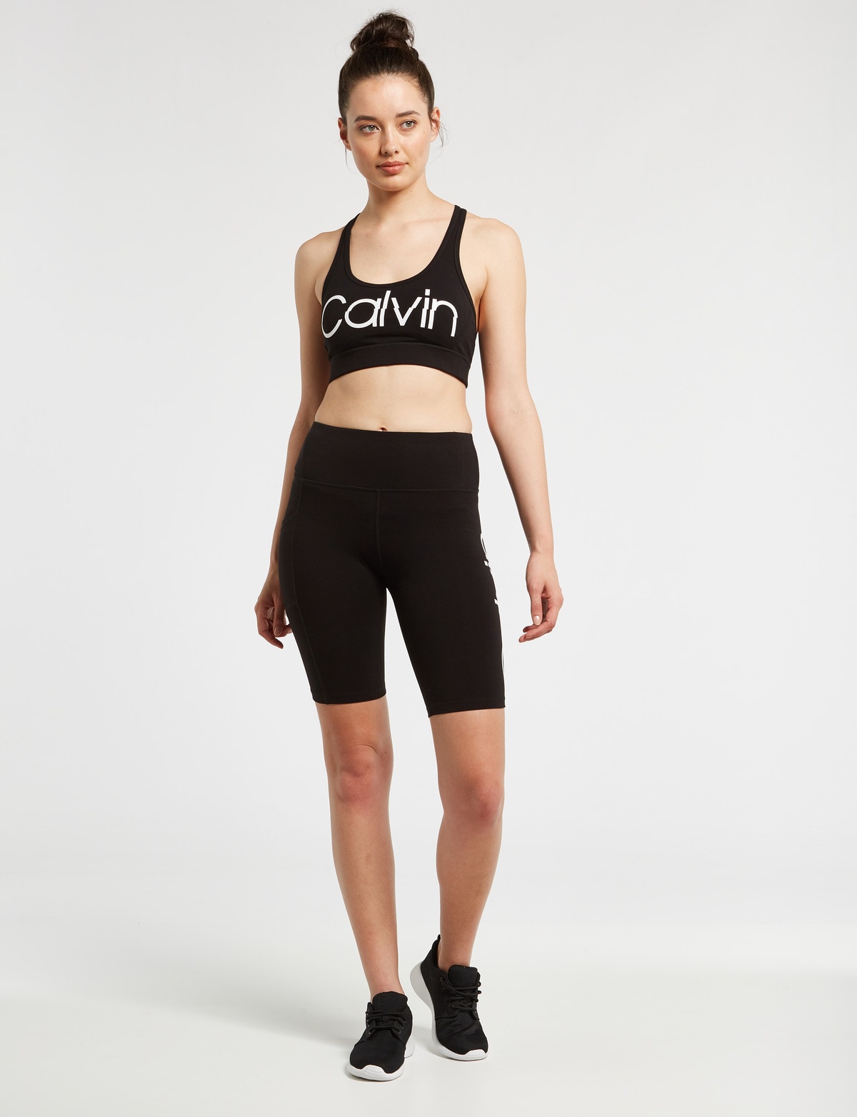 Calvin Klein High Waist Bike Short, Black - Activewear