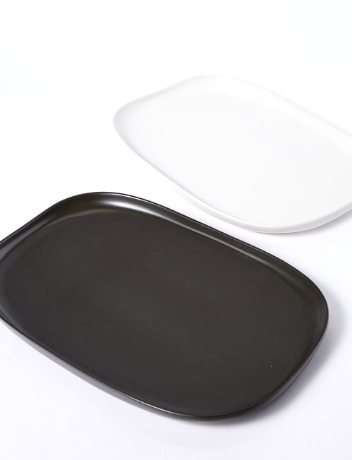 Alex Liddy Share Rectangular Platter, 33cm, White product photo View 04 L