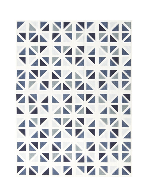 Capital Kitchen Geometric Tea Towel, Blue, Set of 2 product photo View 02 L