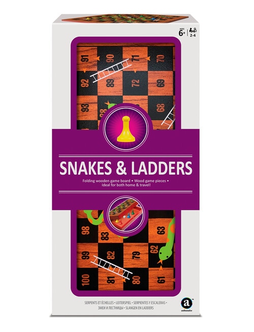 Games Snakes & Ladders Set with Storage Board product photo