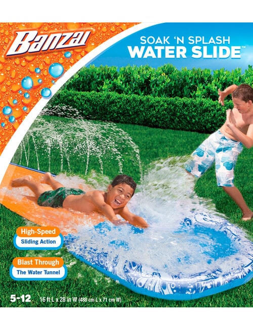 Banzai Soak 'n Splash Water Slide product photo