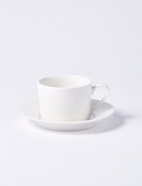 Alex Liddy Modern Cup & Saucer, White, 220ml product photo