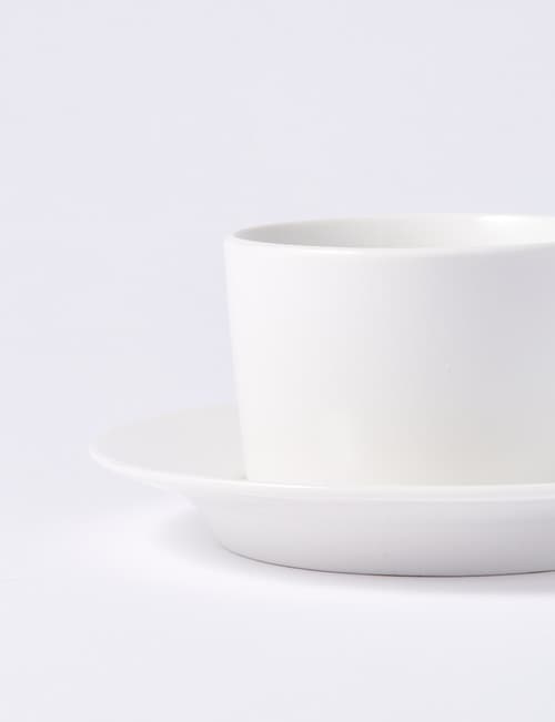 Alex Liddy Modern Cup & Saucer, White, 220ml product photo View 02 L