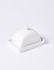 Alex Liddy Modern Butter Dish, White product photo