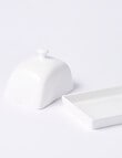 Alex Liddy Modern Butter Dish, White product photo View 03 S