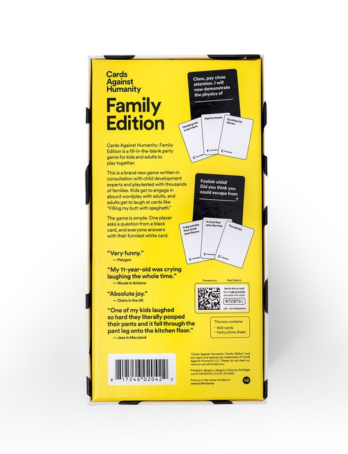 Games Cards Against Humanity Family Edition product photo View 02 L