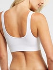 Bonds Seamfree Comfy Crop Top, White product photo View 02 S