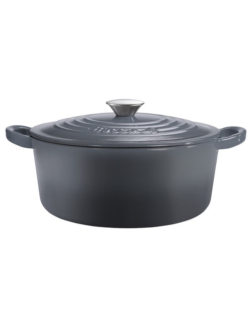 Baccarat Le Connoisseur Round French Oven, 25cm, 3.9L, Grey product photo View 02 L