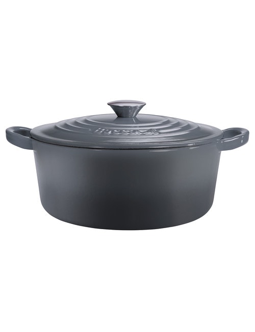 Baccarat Le Connoisseur Round French Oven, 25cm, 3.9L, Grey product photo View 03 L