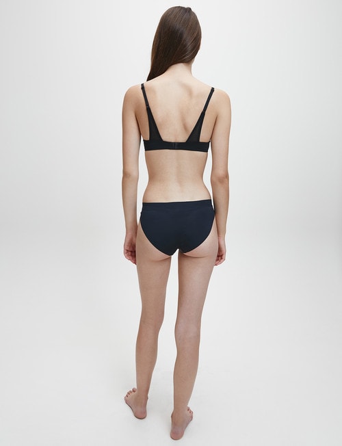 Calvin Klein Perfectly Fit Flex Lightly Lined Demi Bra, Black, A-DD product photo View 02 L