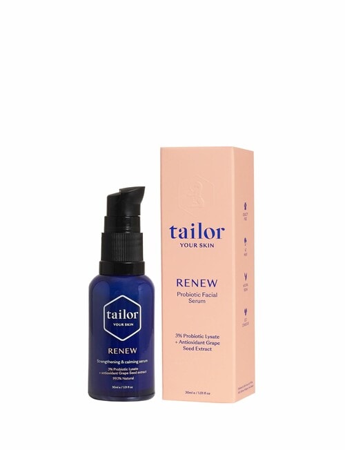 Tailor Skincare Renew Probiotic Facial Serum, 30ml product photo