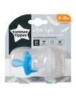 Tommee Tippee 2-Pack Ultra Light Soother, 6-18m, Assorted product photo View 02 S