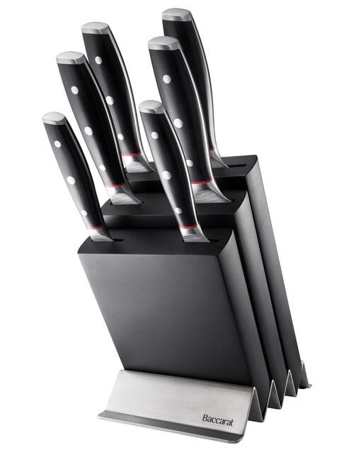 Baccarat Iconix Straub Knife Block, 7-piece product photo