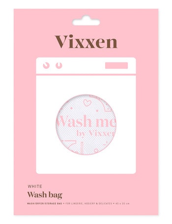 Vixxen Wash, Dryer & Storage Bag, White product photo