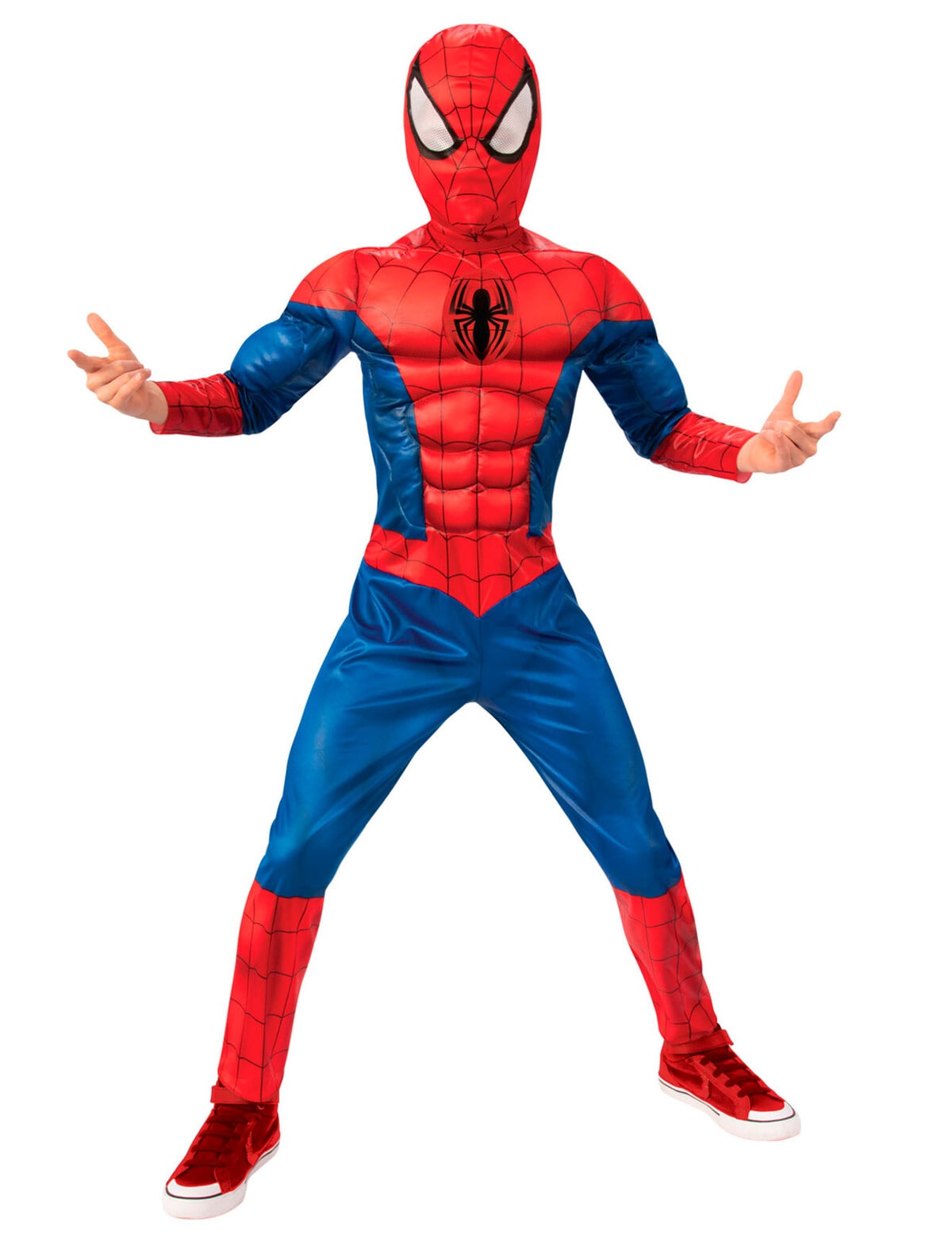 Spiderman Deluxe Costume, Size 3 -5 - Role Play & Dress Up