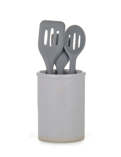 Momento Maison Utensil Jar, White, 17cm product photo View 02 L