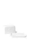 Momento Maison Butter Dish, White product photo View 02 S