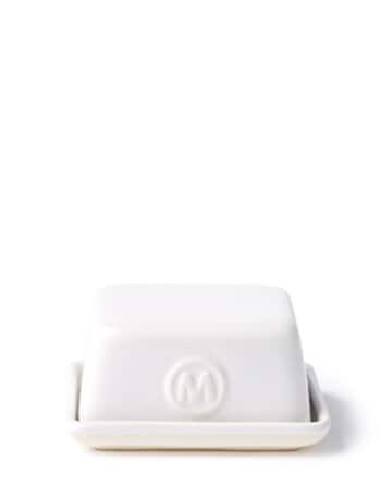 Momento Maison Mini Butter Dish, White product photo
