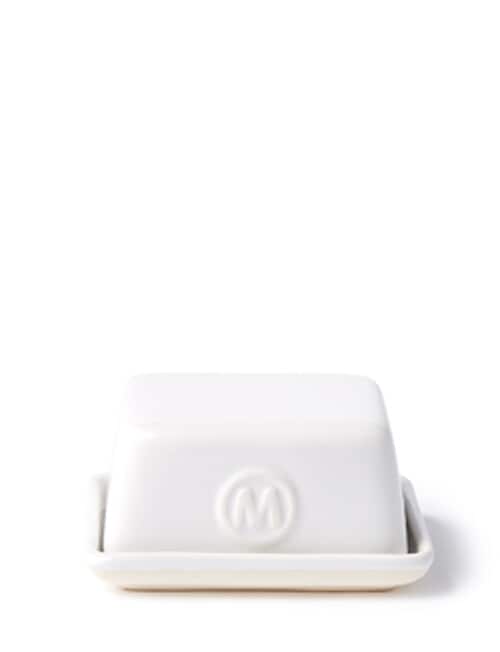 Momento Maison Mini Butter Dish, White product photo
