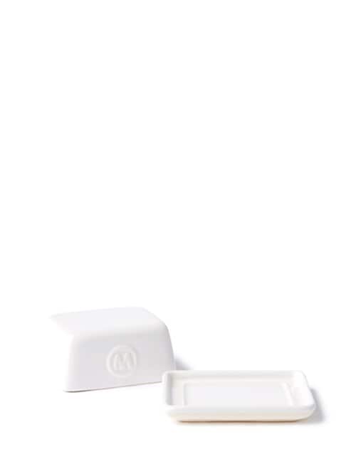 Momento Maison Mini Butter Dish, White product photo View 02 L