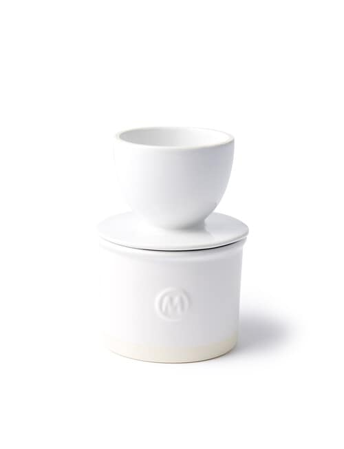 Momento Maison Butter Bell with Lid, White product photo View 03 L