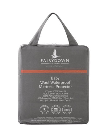 Fairydown Wool Bassinet Mattress Protector product photo