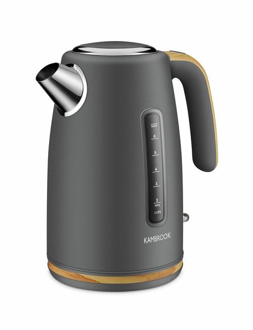 Kambrook Scandi Kettle, Charcoal, KKE690CHR Kettles Jugs